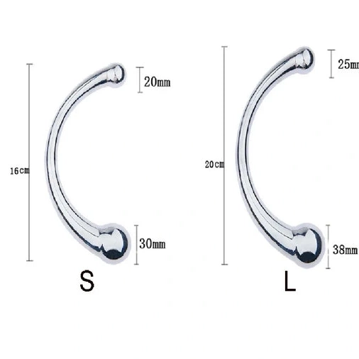 Elegant Anal Stainless Double 5858 Steel Ended Hook 1011